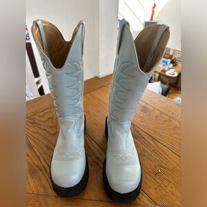 John Fluevog F Sole Hi Cowboy Boot W8.5
